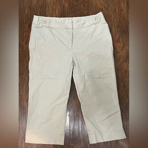 Dalia Collection Tan Chinos Versatile Cotton Blend